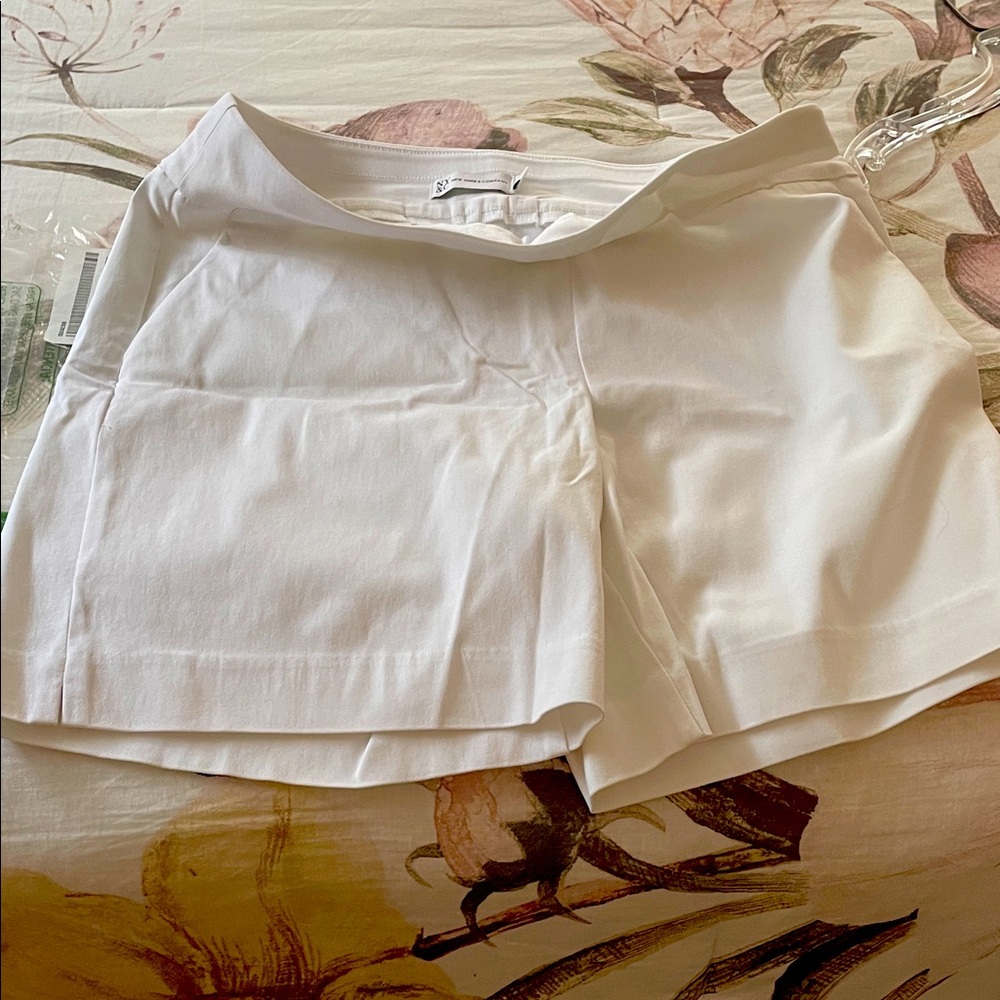 New York & Company High Waist White Shorts
